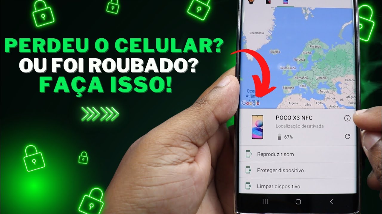 Como apagar dados do celular roubado pela internet