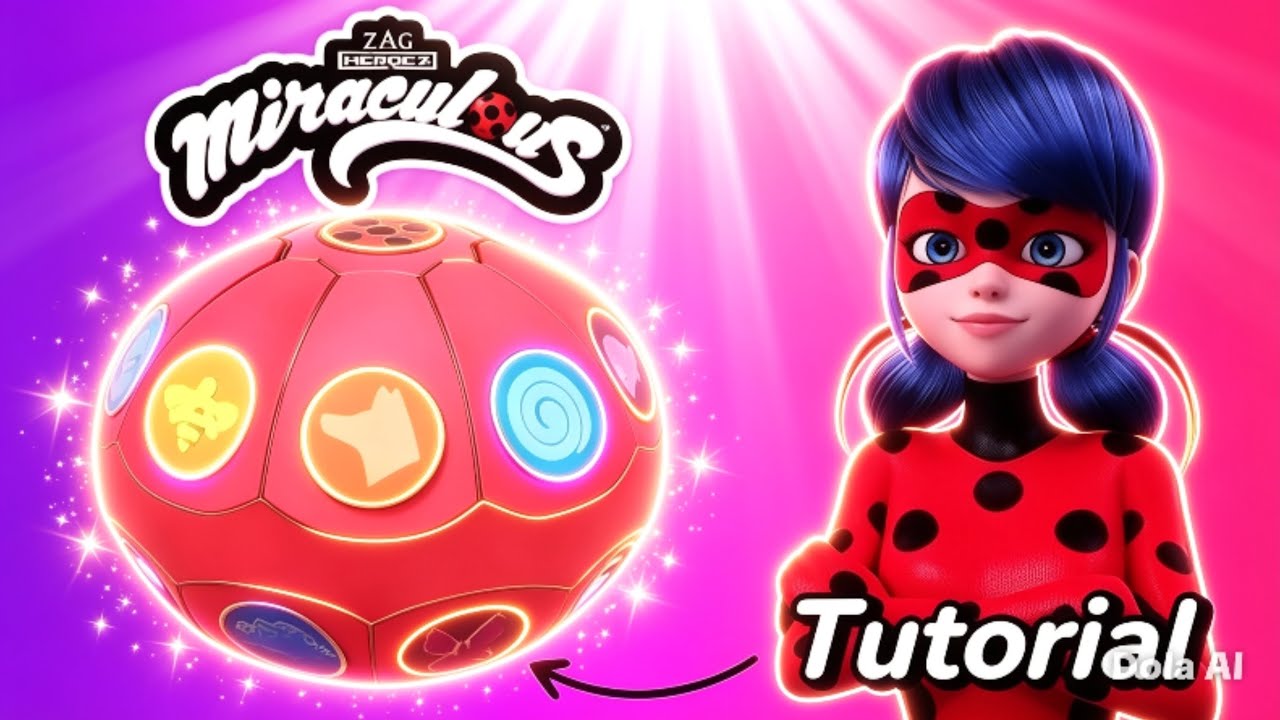 Te muestro como hacer la NUEVA CAJA REDONDA DE MIRACULOUS LADYBUG