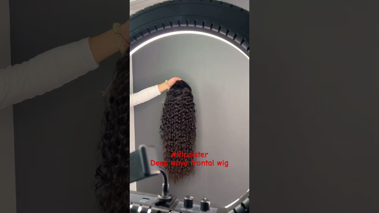 30‘’ Raw deep wave 13x4 transparent frontal wig 
