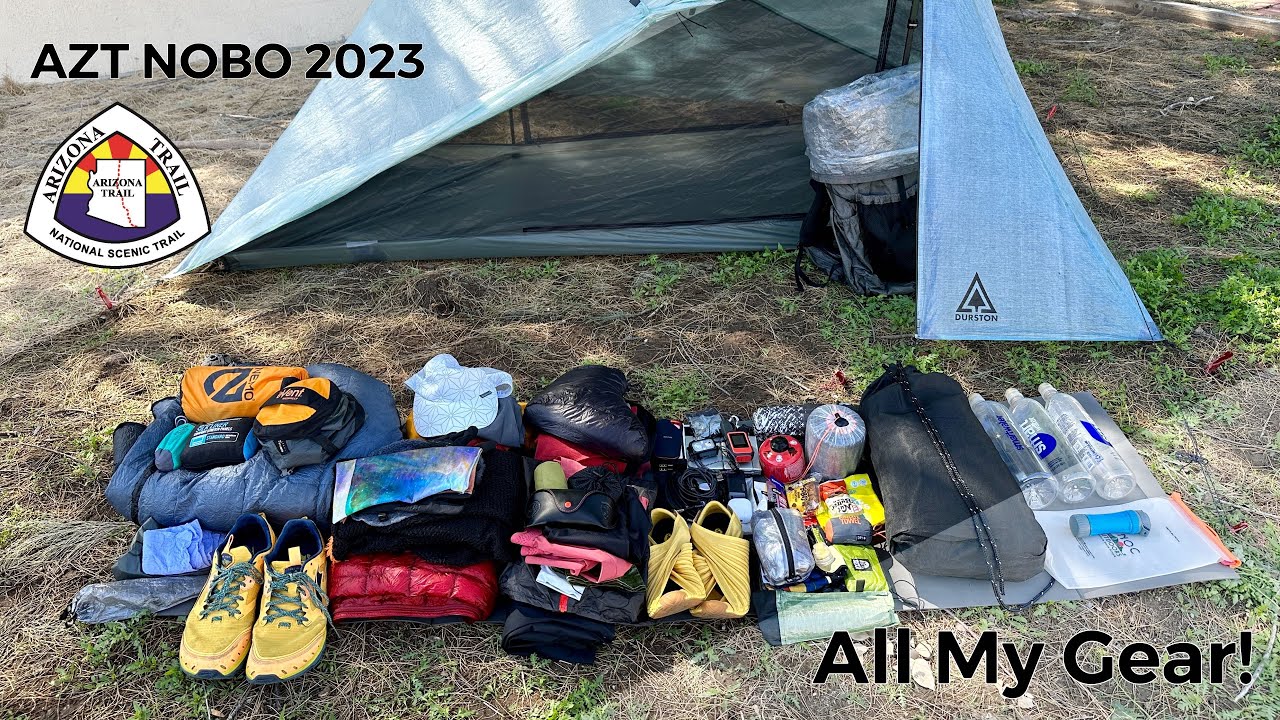 All My Gear for the AZT 2023