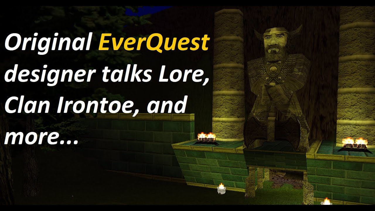 EverQuest History: talking with Tony Garcia, Game Designer on the original EQ & EQ2 teams