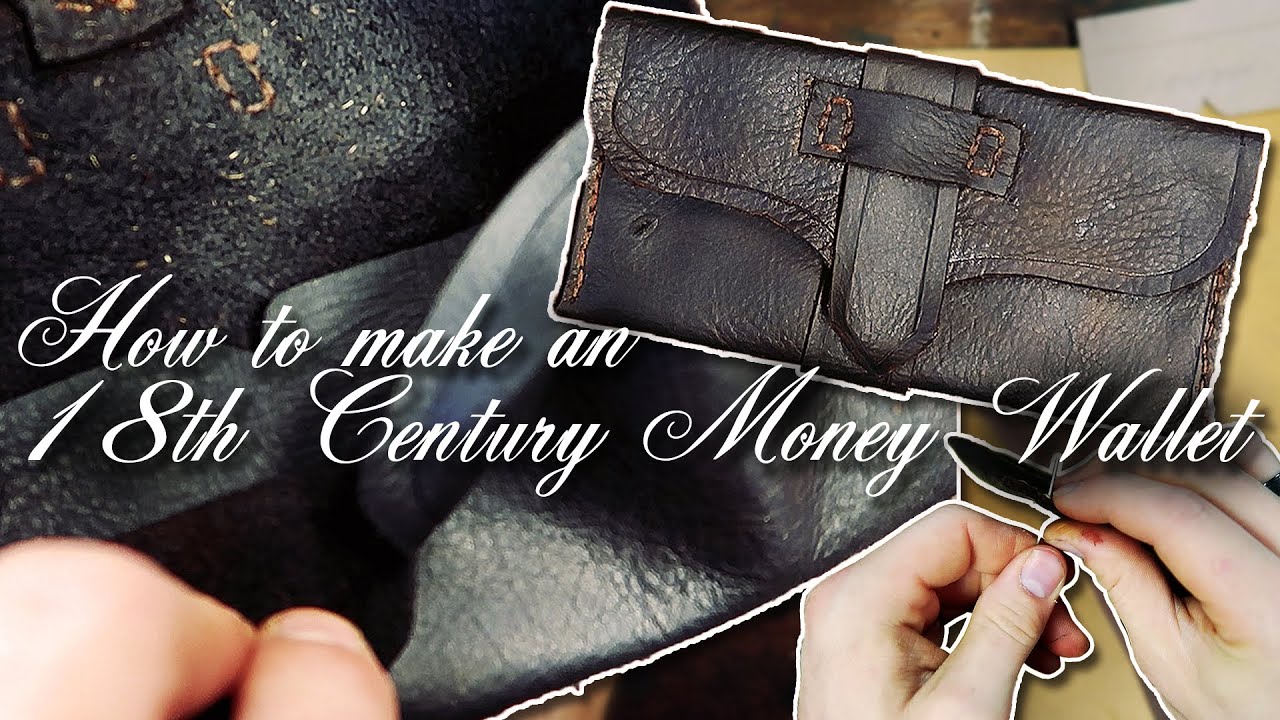 How to make an 18th century wallet | Craftsman's Corner | NMLRA
