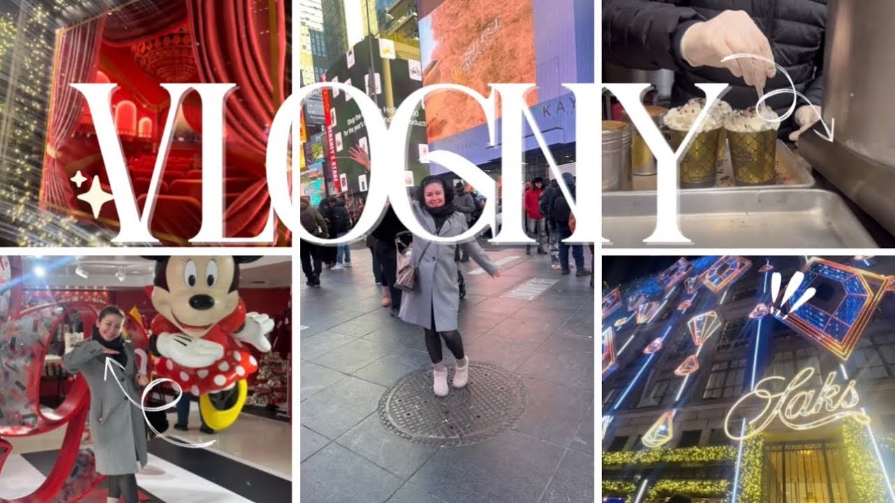 Christmas/WINTER SEASON in NYC🍎🚕❄️ (really FUN)