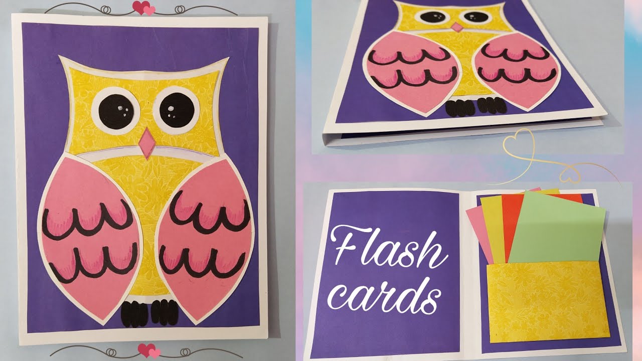 Flash cards || paper craft || Easy to make ....