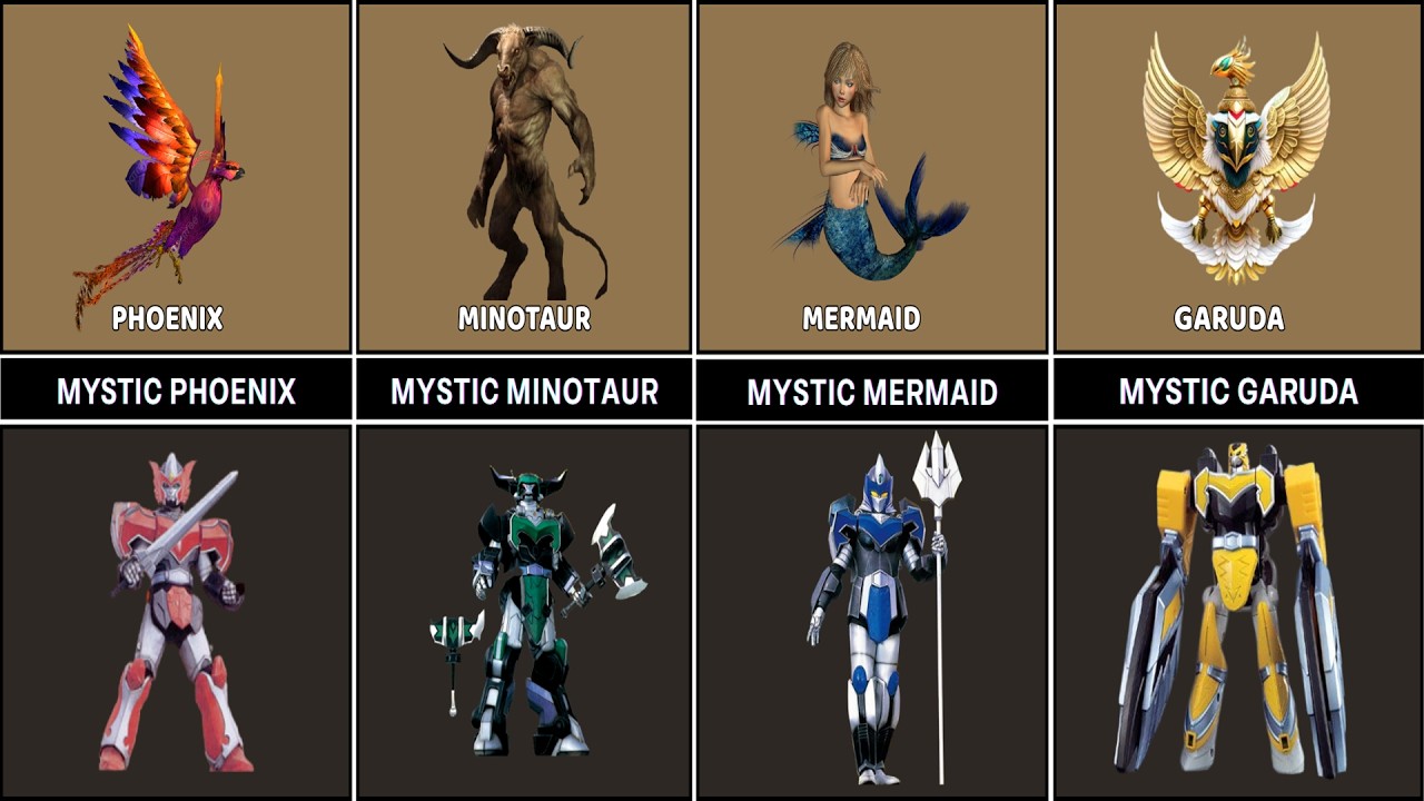 Extremely fascinating: Mystic Force Zords vs Reality | Power Rangers #powerrangers #hasbro