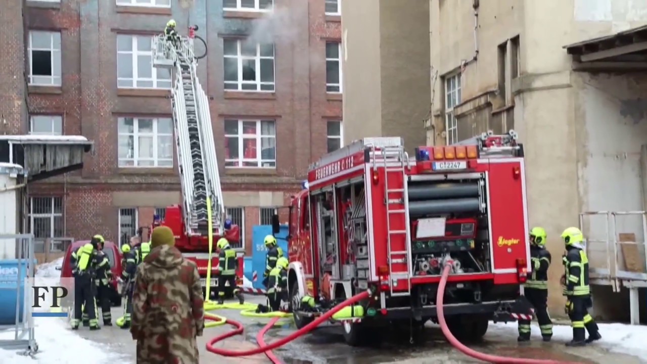Feuer an der Nevoigtstraße in Chemnitz