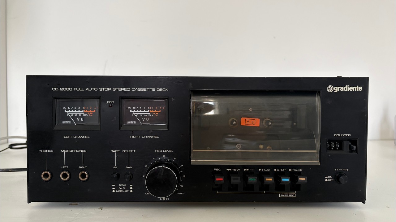 [À VENDA] Tape deck Gradiente CD 2000 (original)