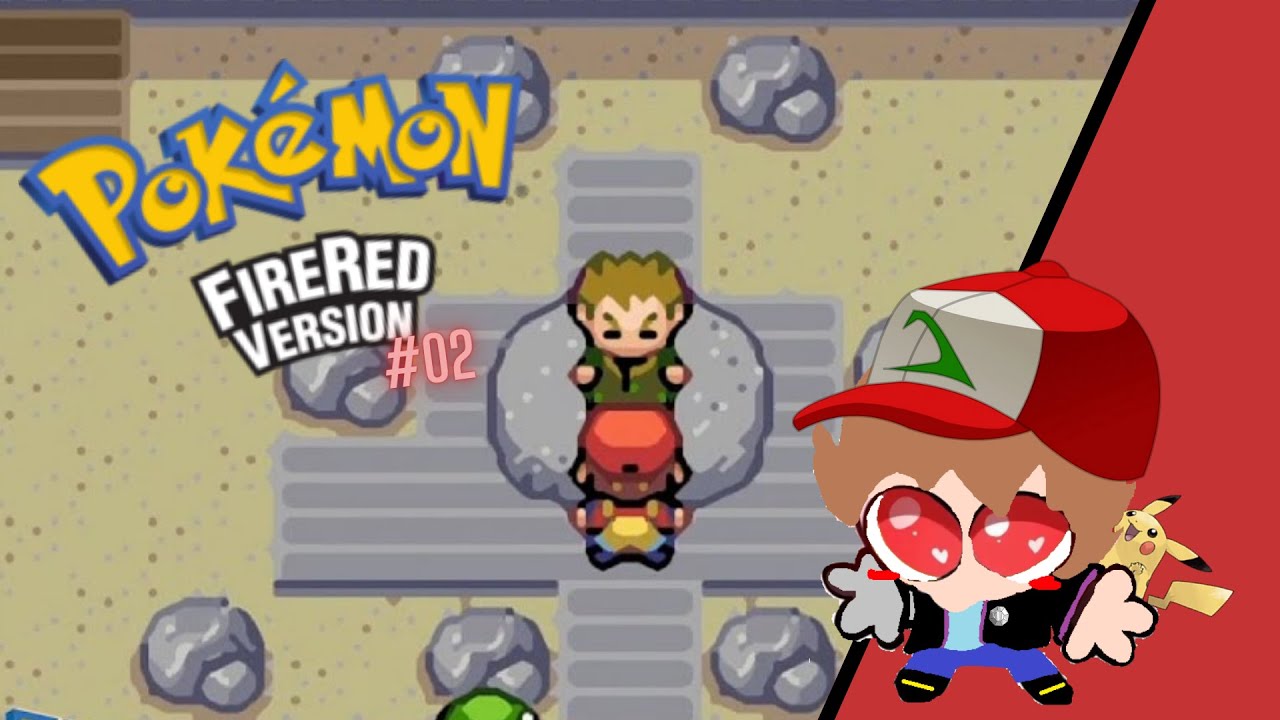 POKEMON ROJO FUEGO EPISODIO 2 (Consiguiendo la Medalla Roca)
