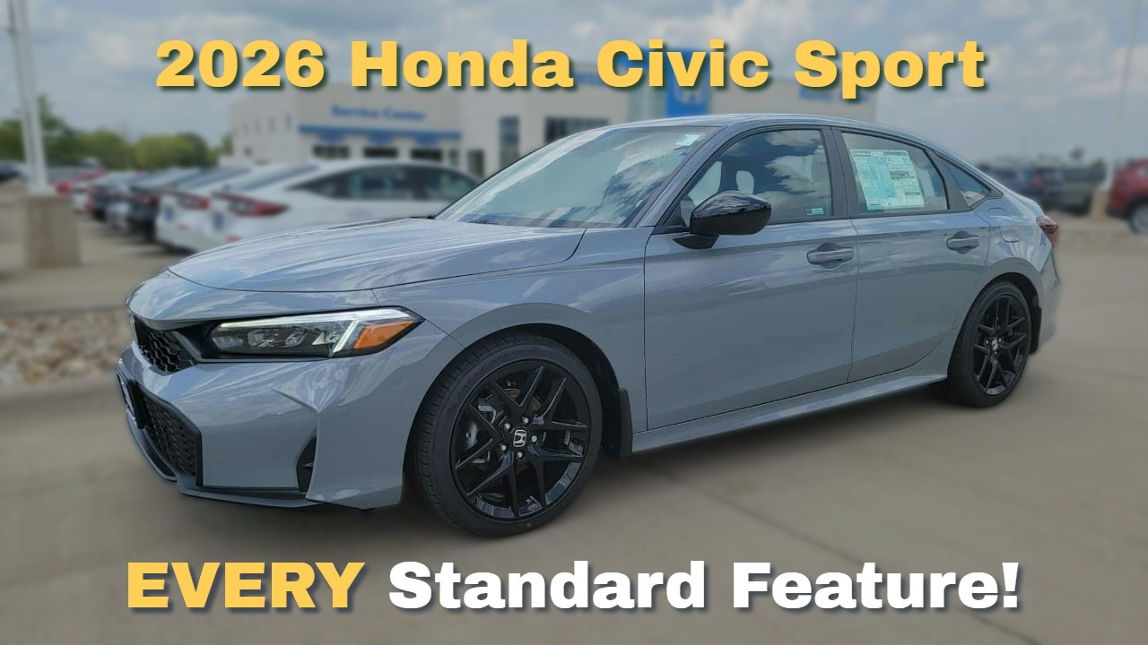 2026 Honda Civic Sport: In-depth review of Standard Features you NEED to KNOW