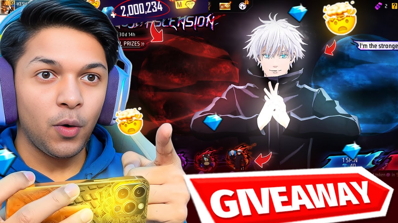 Free Fire Gojo Bundle Giveaway 