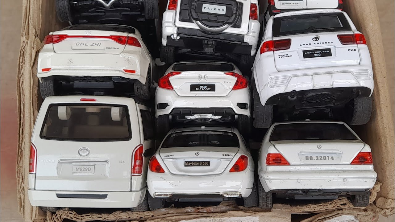 LetsPick up Diecast model cars,Mercedese,Toyota,Mitsubishi pajero,Honda civic,