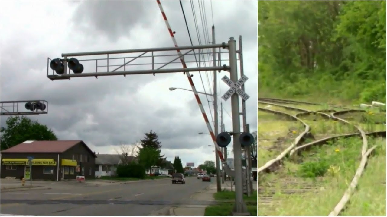 Out-of-service Railroad Crossings of the Winamac Southern Railway in Kokomo, Indiana