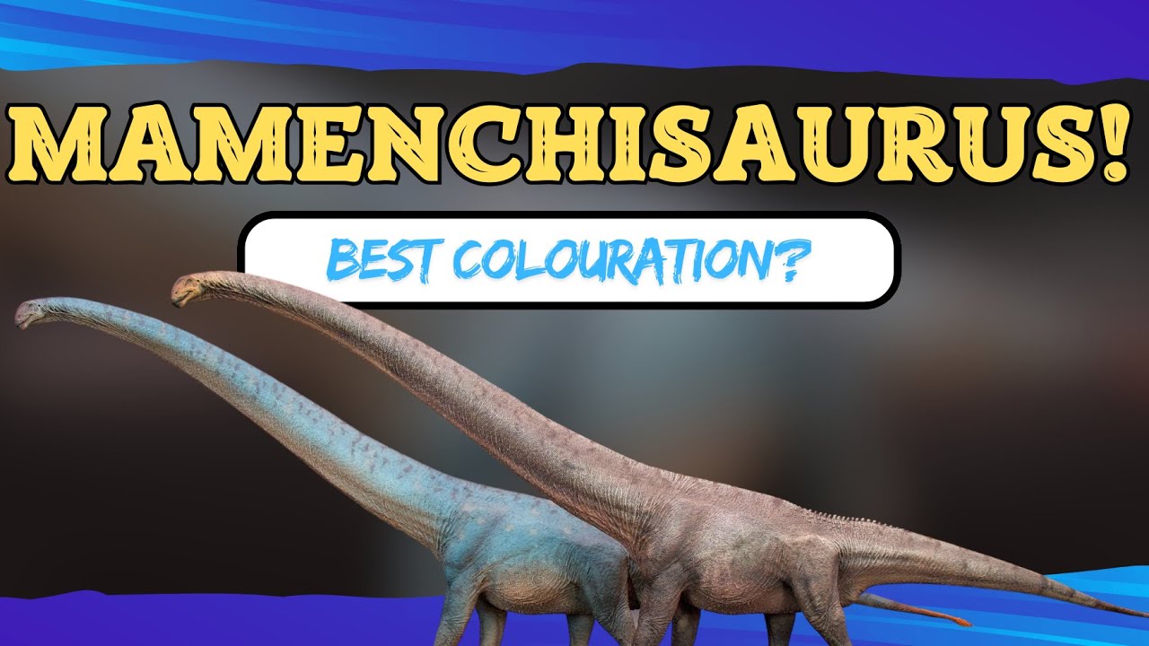 HAOLONGGOOD Mamenchisaurus - Sauropod REVIEW Blue and Brown!
