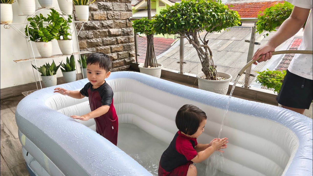 #swim #athome #baby #twins #24monthsold #2yearsold 