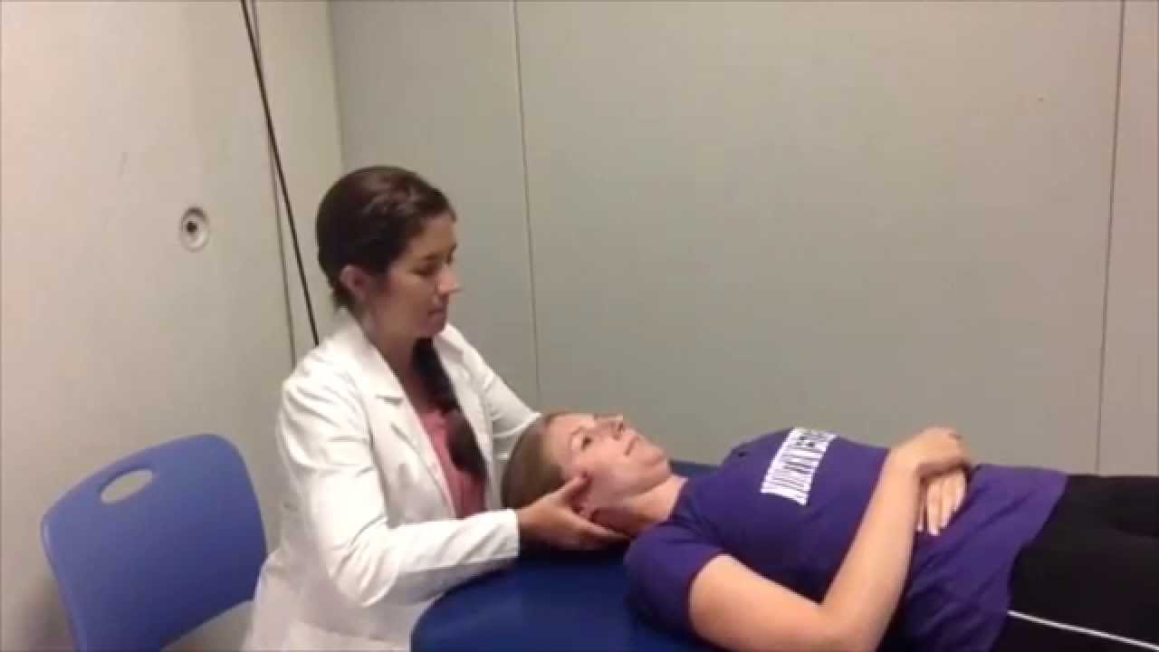 Physical Therapy Cervical Spine OO and OA accessory Motion Testing