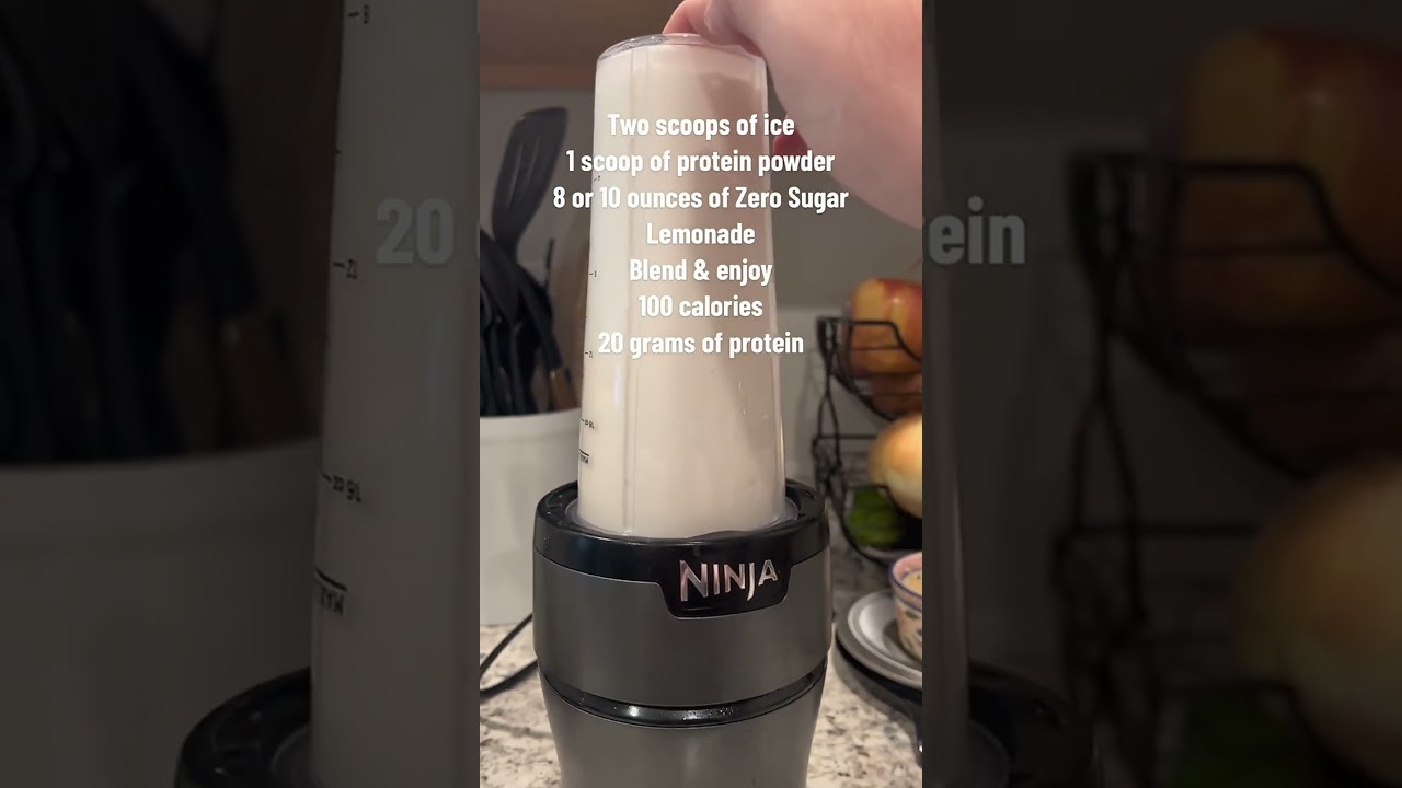 Protein Lemonade Frozen Drink! Refreshing & Delicious