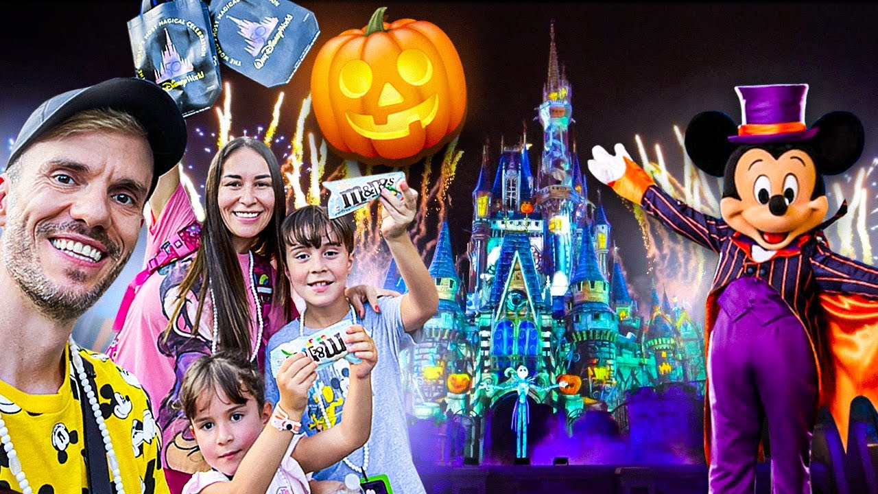 HALLOWEEN NA DISNEY COM FAMÍLIA BRANCOALA - Magic Kingdom Orlando