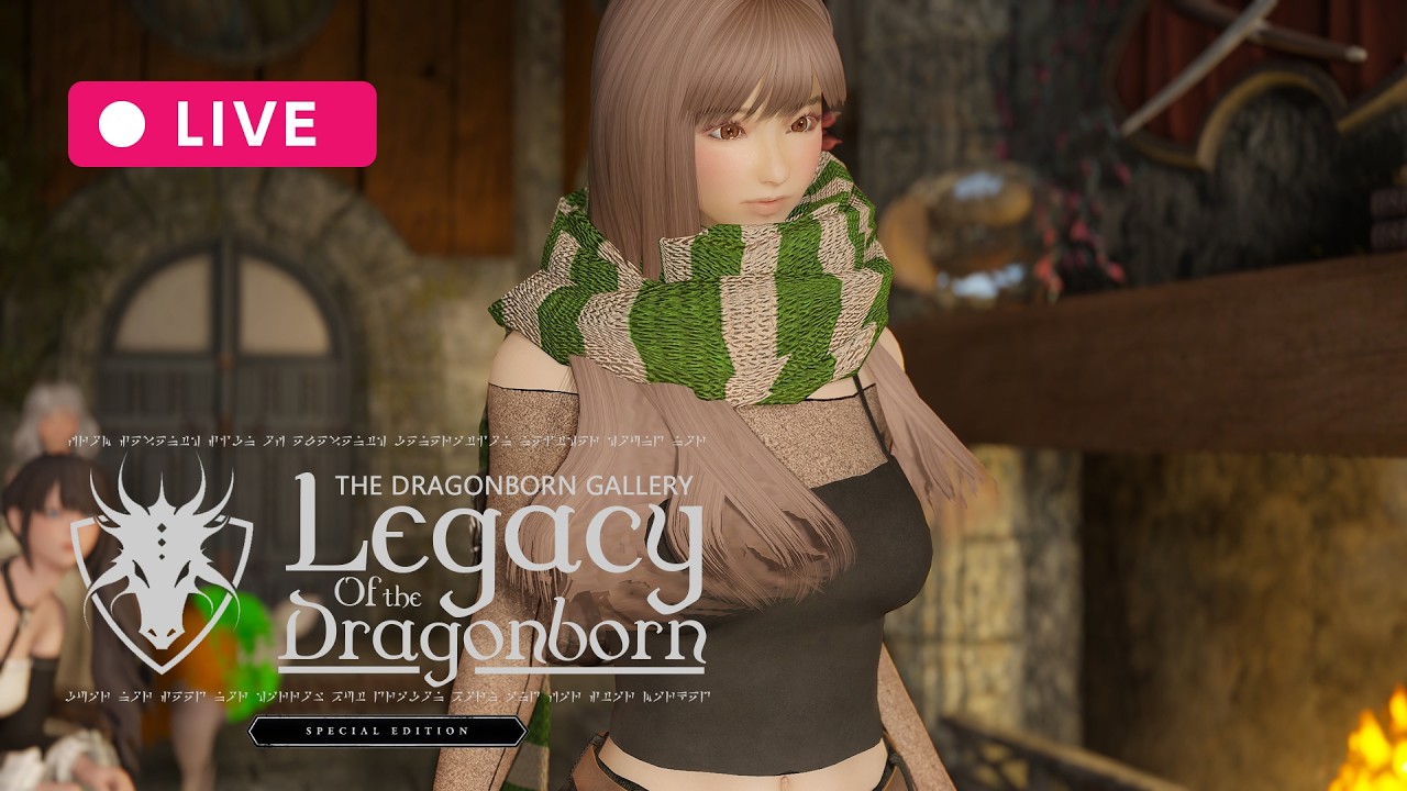 【SkyrimSE LotD編63】寒そうな格好で詩歌を改ざんしていく  Legacy of the Dragonborn  [Live #177]