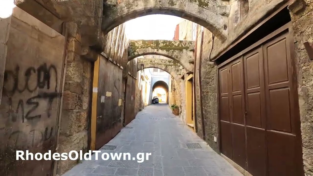 Pythagora Street Rhodes Old Town