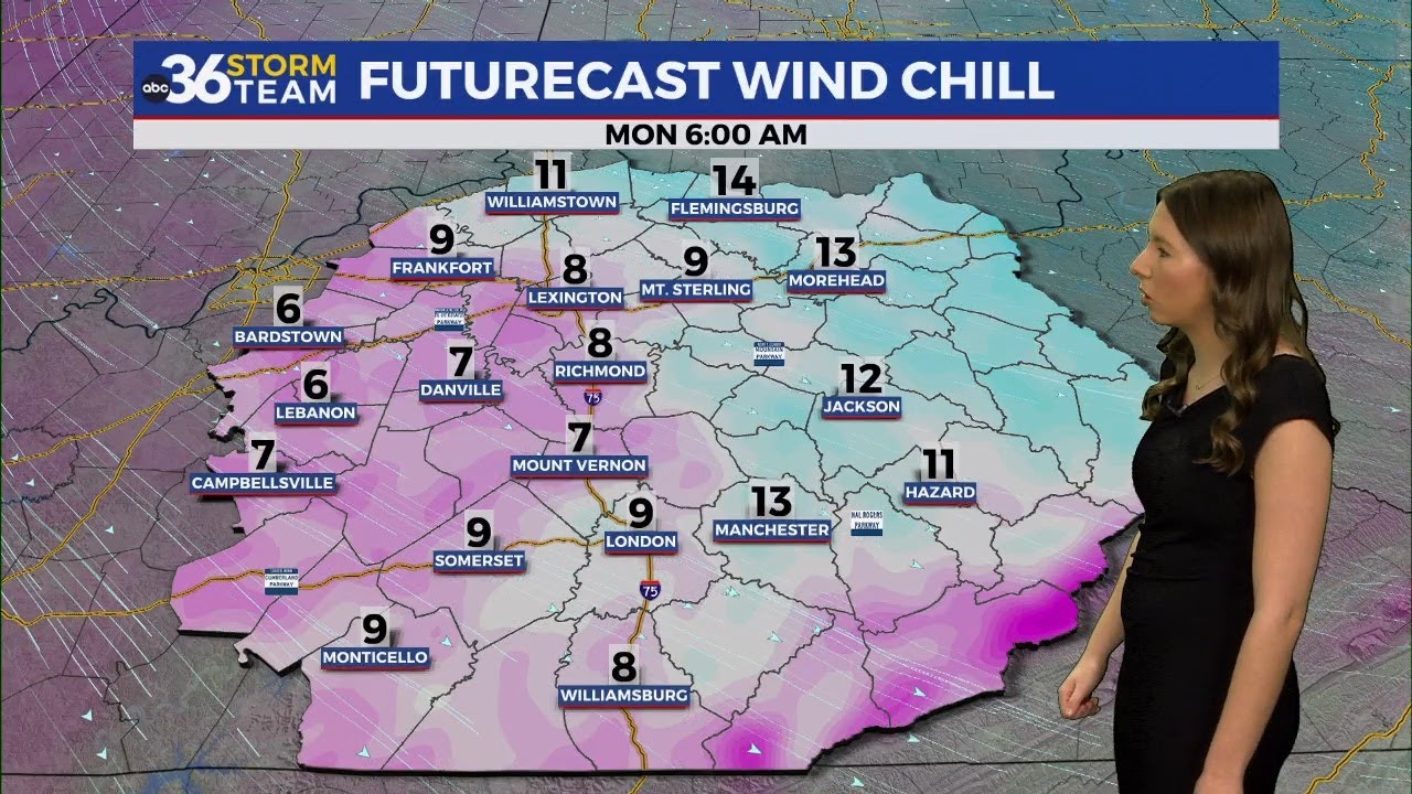 Cold snap lingers as snow showers fade and a midweek warmup arrives