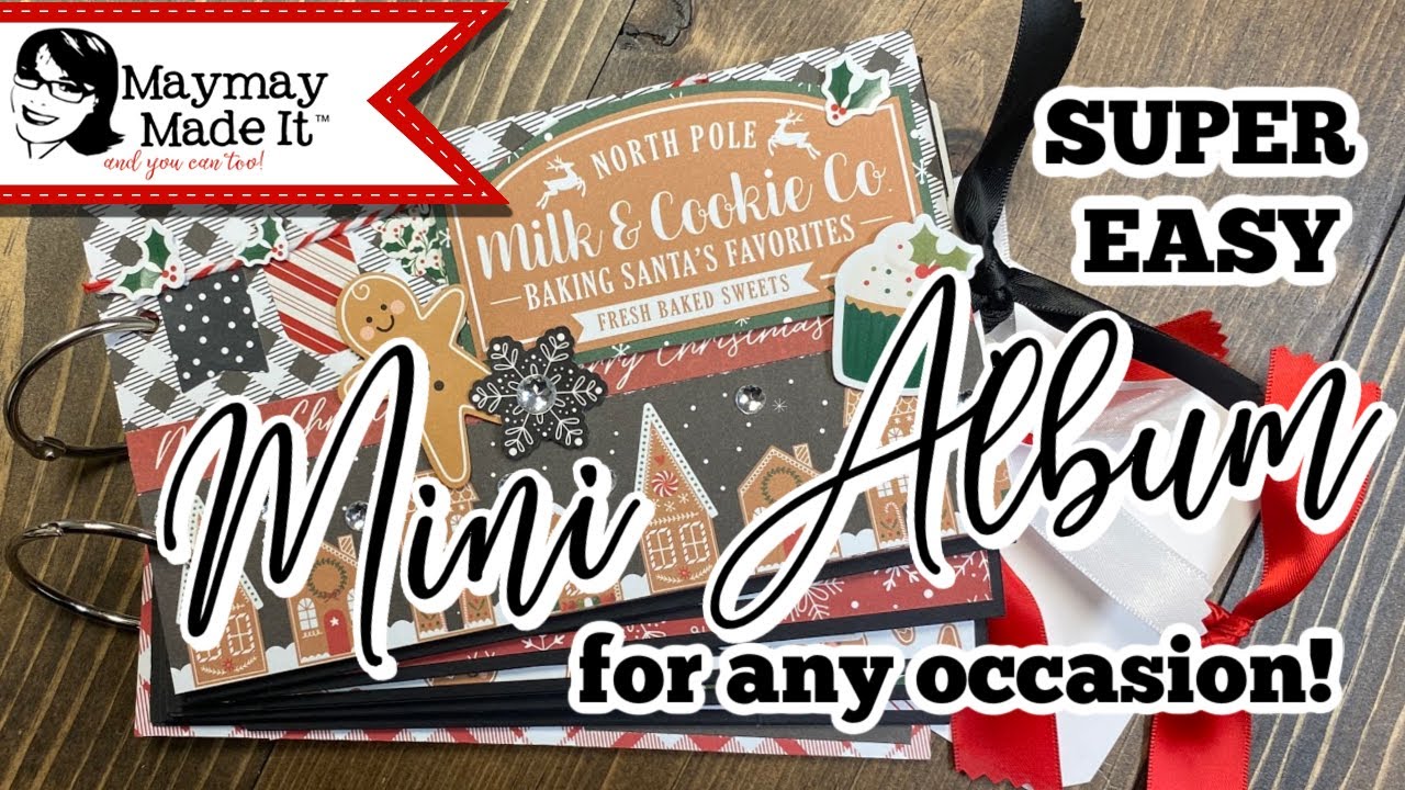 Super Easy Mini Album Holiday Recipe or Photos