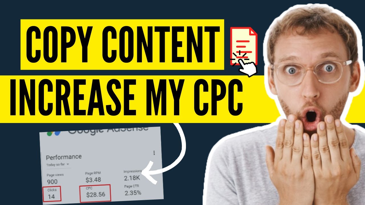 Сделайте это. Увеличьте свою цену за клик в AdSense (арбитраж AdSense).