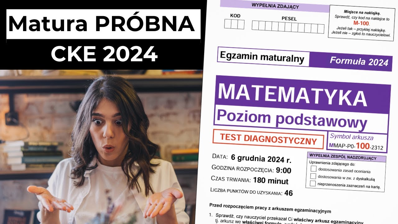 Mega Powtórka Przed Próbną Maturą z CKE - matematyka podstawowa