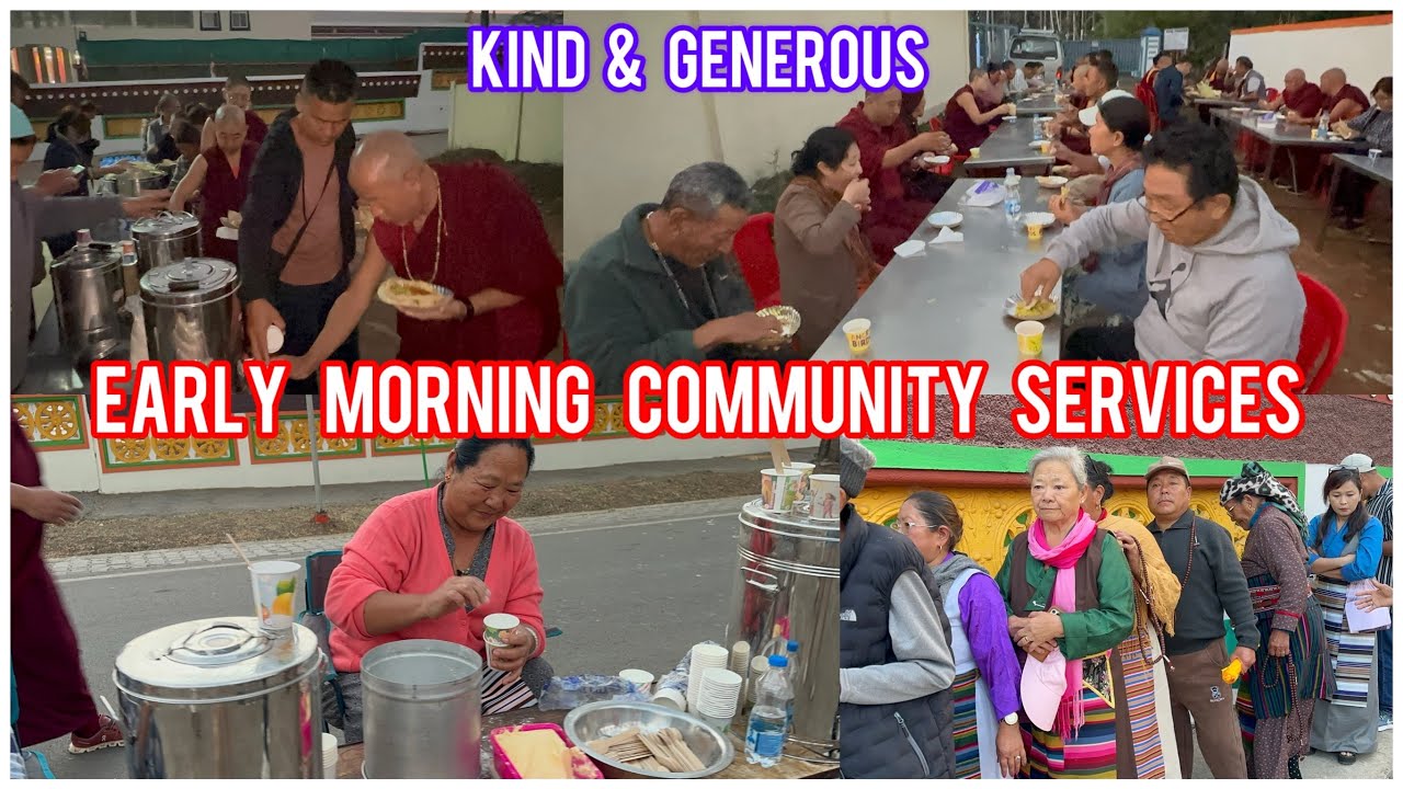 KIND & GENEROUS PEOPLE OF MUNDGOD,EARLY MORNING COMING SERVICES AROUND LINGKOR. WHAT BLESSING MOMENT