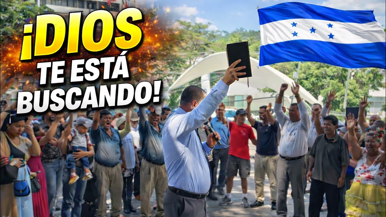 EVANGELIZANDO en la principal PLAZA de HONDURAS 🇭🇳