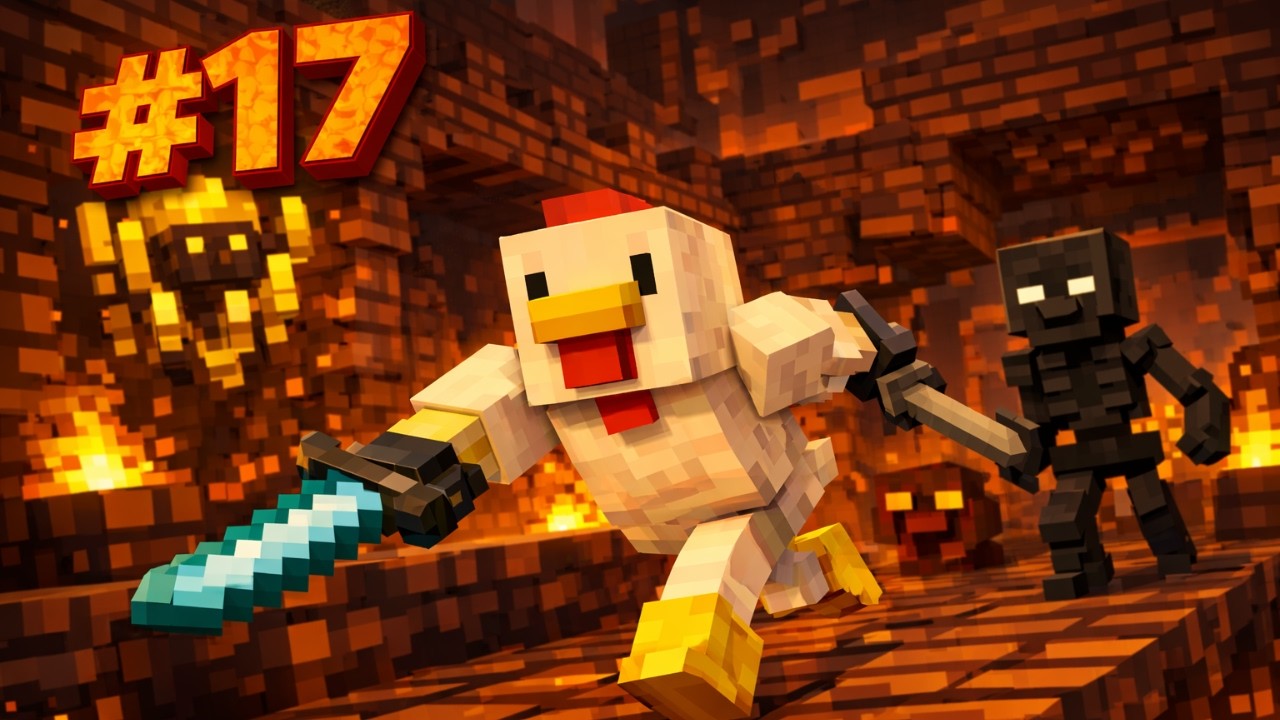 Lumea lui CRAZYCHICKEN | am reusit sa capturez NETHER FORTESS-UL ! | #17