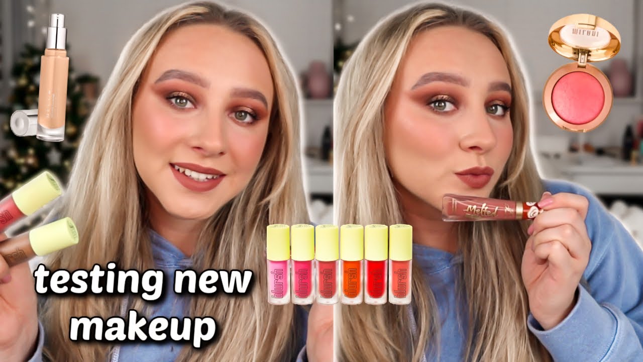 FULL FACE NEW MAKEUP! Made By Mitchell blursh, Too Faced + more!!