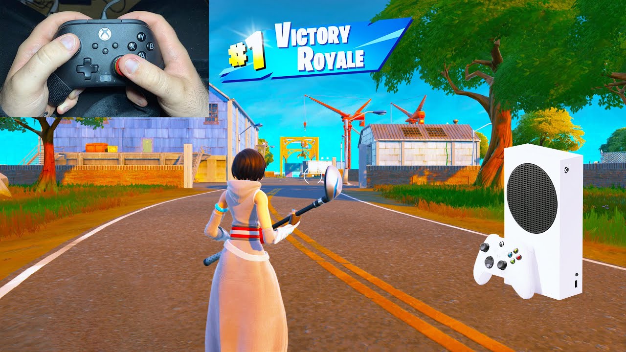 Xbox Series S Fortnite Controller Reload Ranked Handcam (4K 120FPS)
