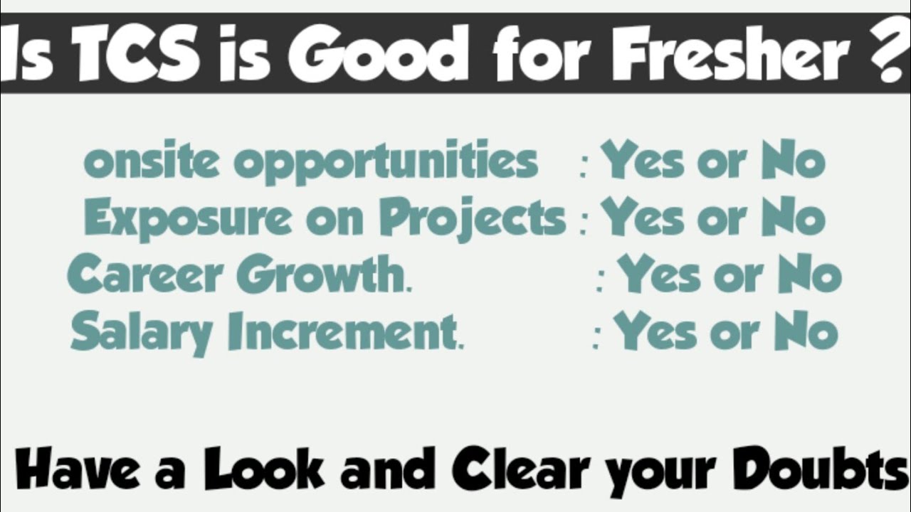 Is TCS is worth for Freshers | TCS is good company for Freshers or Not ? | Grstalks