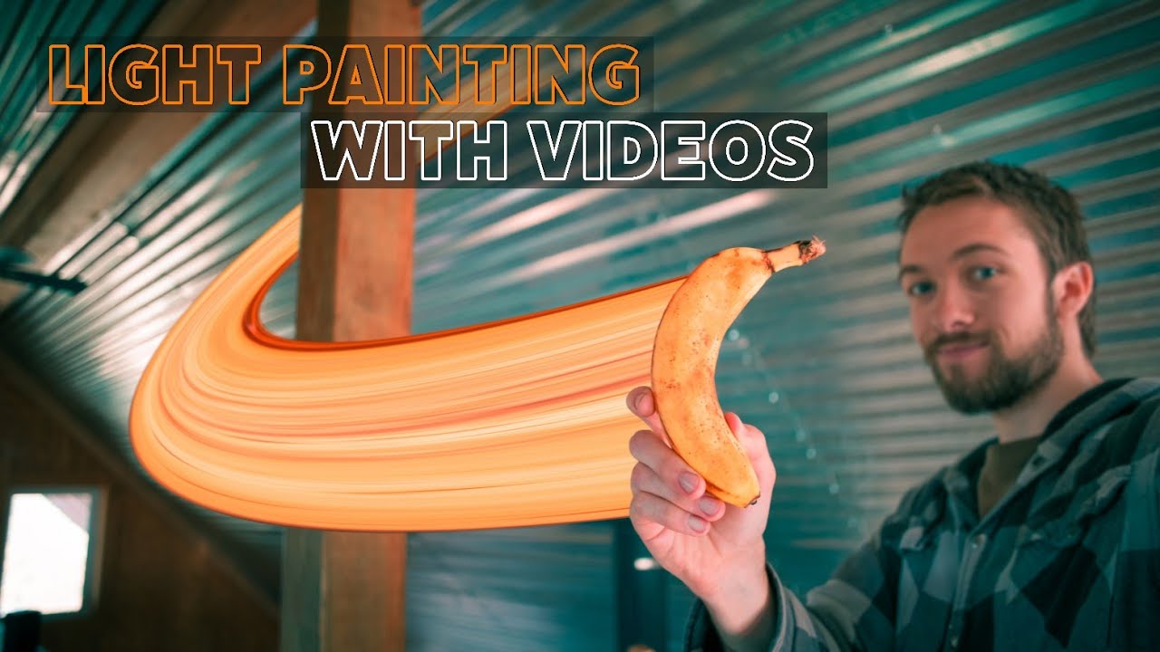 Light Painting Photos DURING the DAY! Using Videos