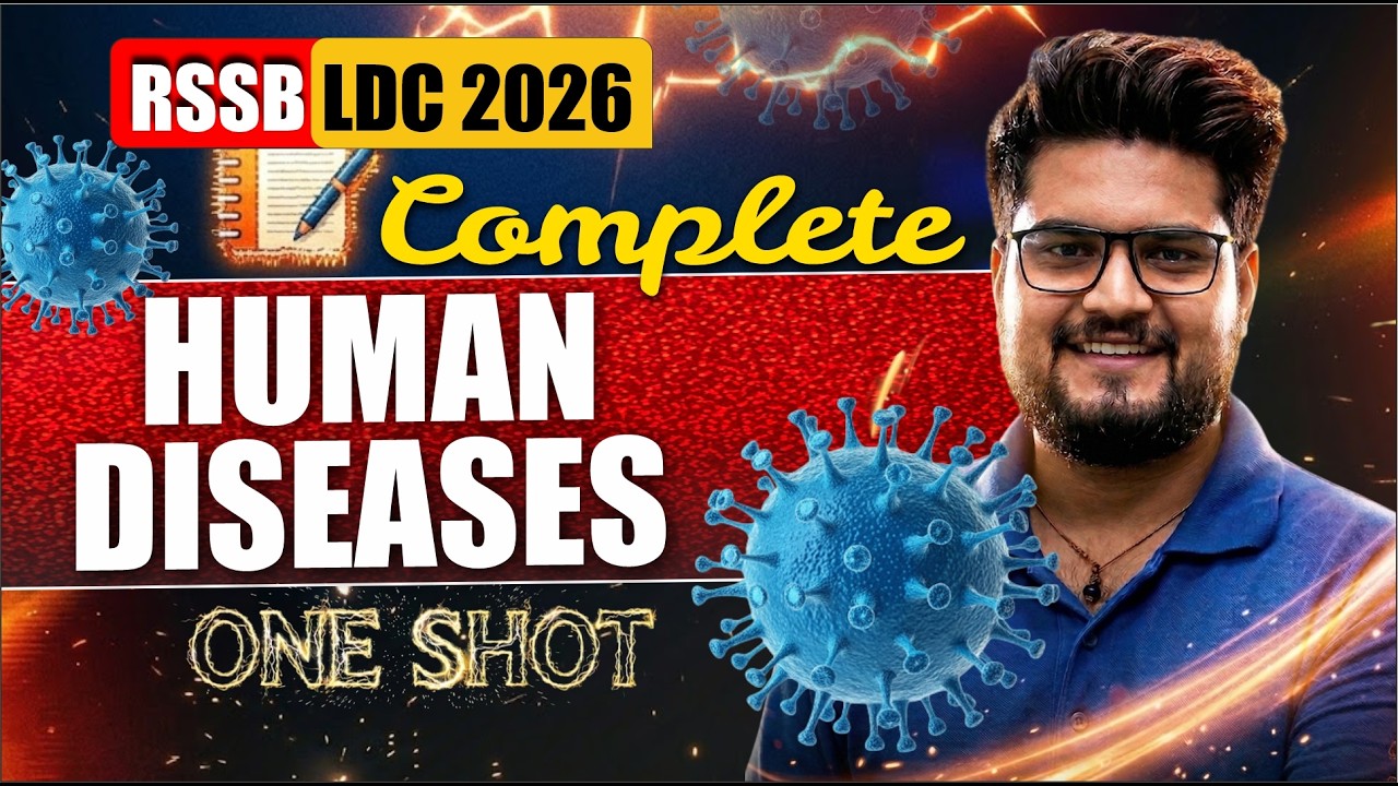 RSSB LDC 2026  One Shot | Complete Human Diseases | Most Important Topics By Bk Pathak Sir