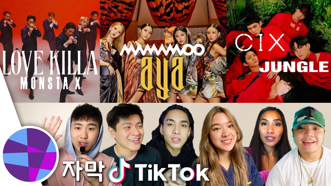 Filipino TikTokers React to Kpop (MAMAMOO, MONSTA X, CIX) VERSU2 #10 | EL's Planet