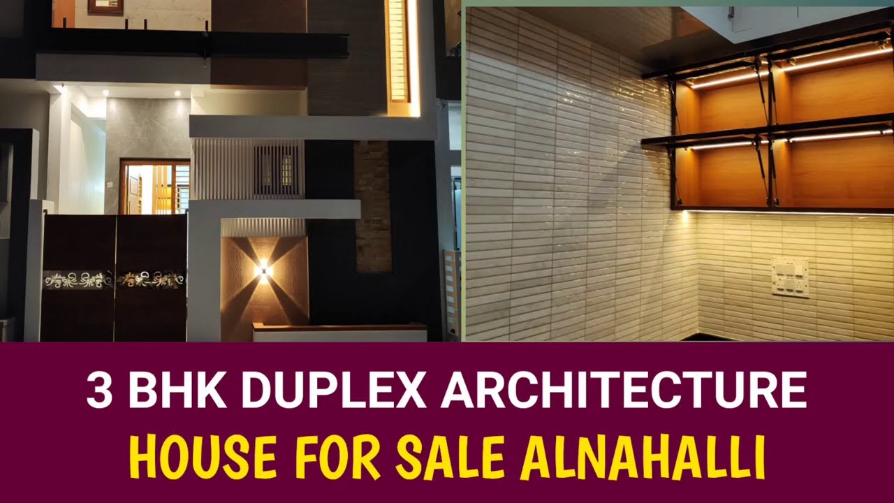 Modern 20x30 Duplex 3 BHK Architectural House for Sale Near Alnahalli Junction | Prime Location