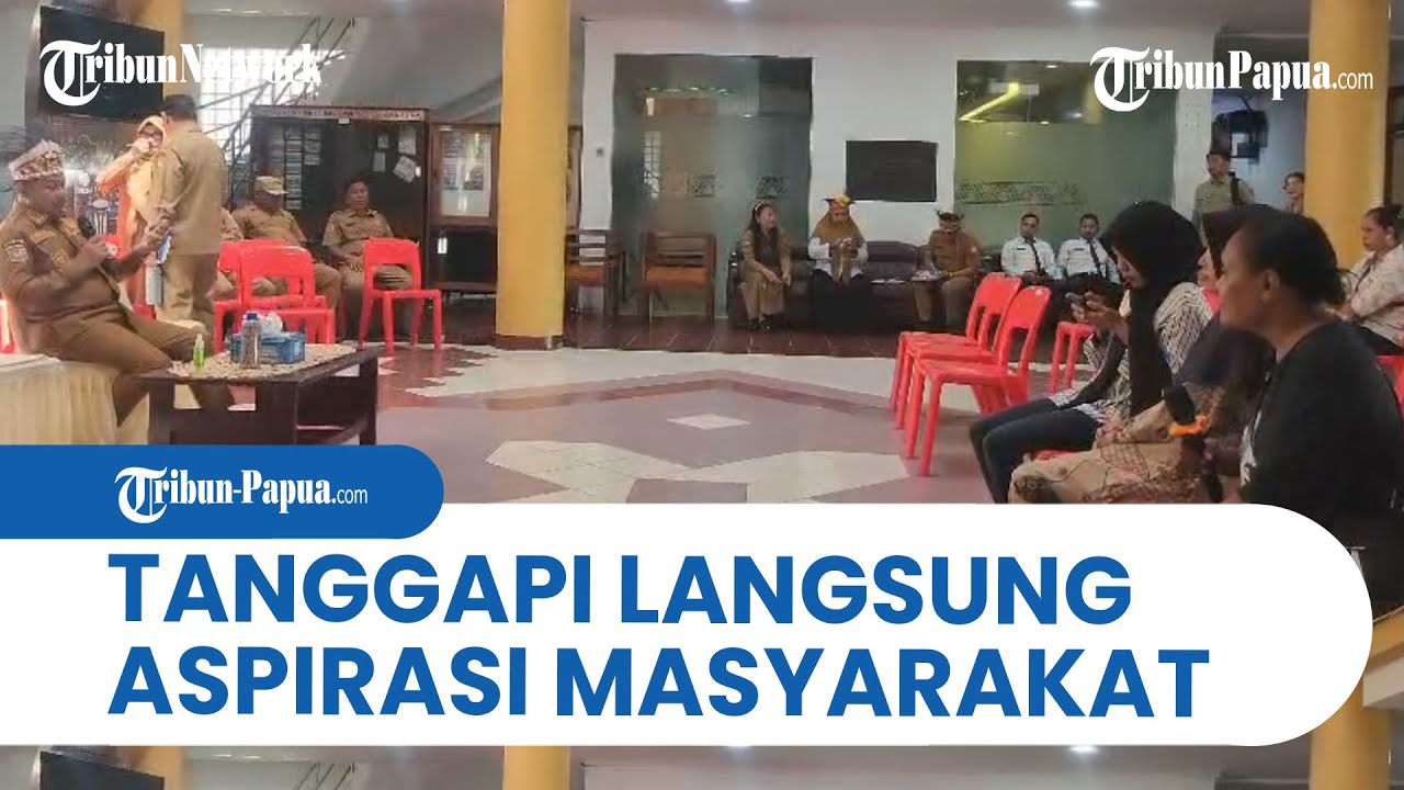 Warga Jayapura Sampaikan Aspirasi, Wali Kota Tanggapi Langsung di Ruang Publik