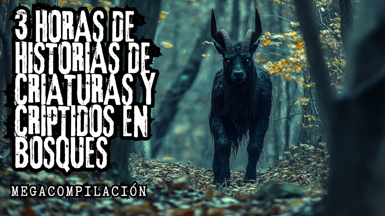 (COMPILACIÓN) 3 Horas de historias de TERROR de CRIATURAS EN EL BOSQUE/ Relatos de Terror