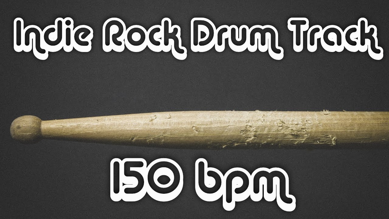 Indie Rock Drum Track 150 bpm