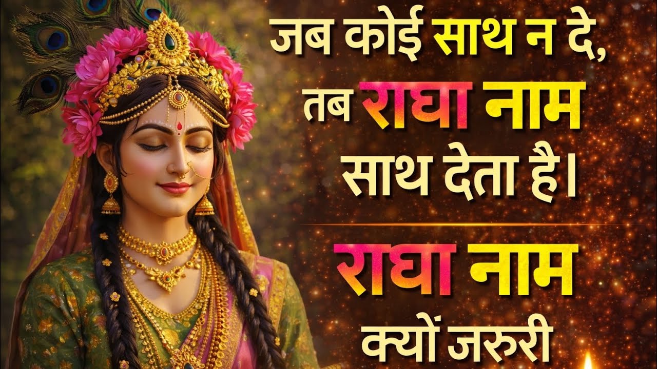 सबने छोड़ा, राधा नाम ने संभाला | सच्चा अनुभव ! @Sohnikudi1111 