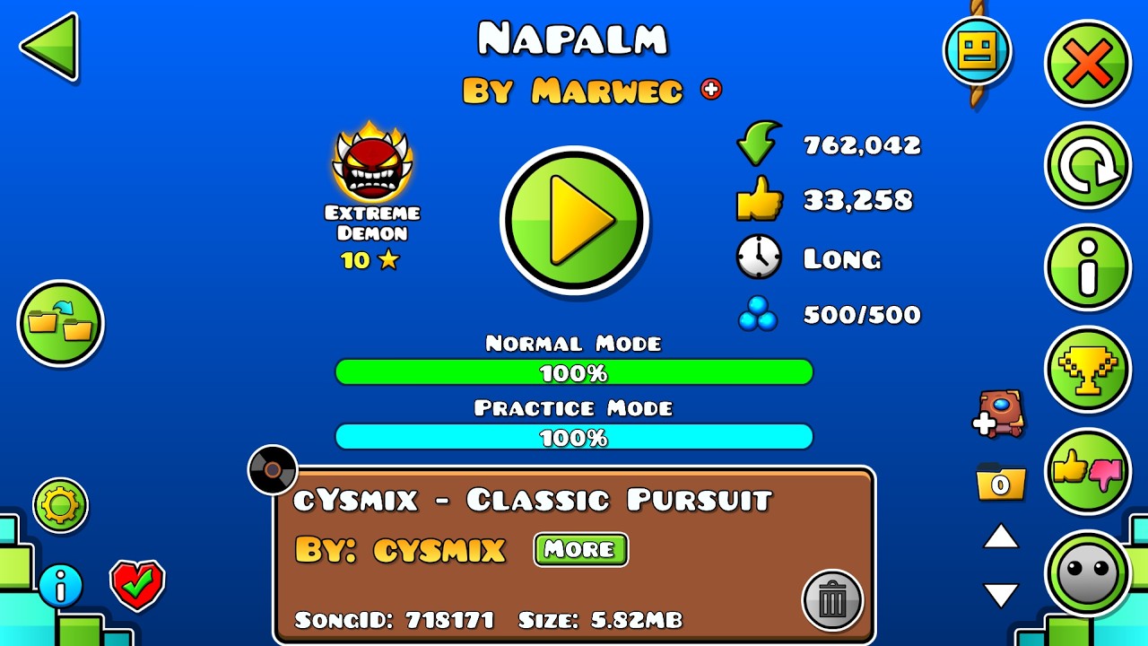 Napalm 100% - NEW HARDEST !!