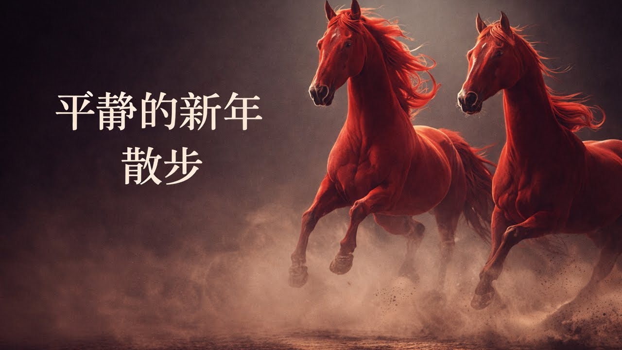 平静的新年散步｜2026 红马之年