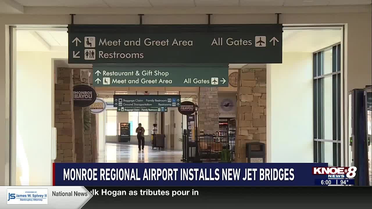 Monroe Regional Airport prepares for growth with new jet bridges