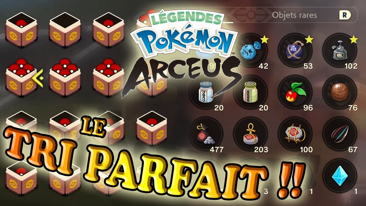 FINI LE TRI = PLEIN DE SHINYS sur LÉGENDES POKÉMON ARCEUS !! - TUTO COMPLET