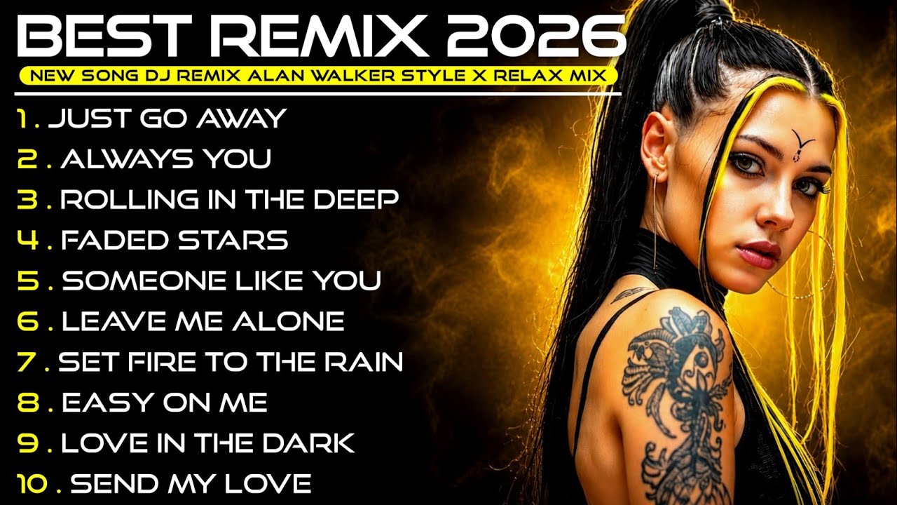 Best Remix Collection | Alan Walker Full Bass Style Playlist 2026 #EDM #remix #chill