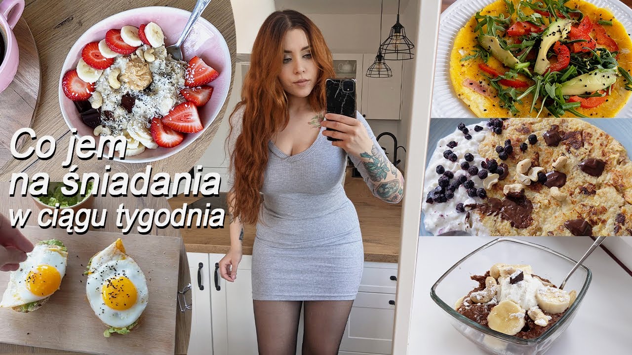 🔥 Co jem na śniadania? 💗 7 dni 🍳🥐 WHAT I EAT IN A WEEK