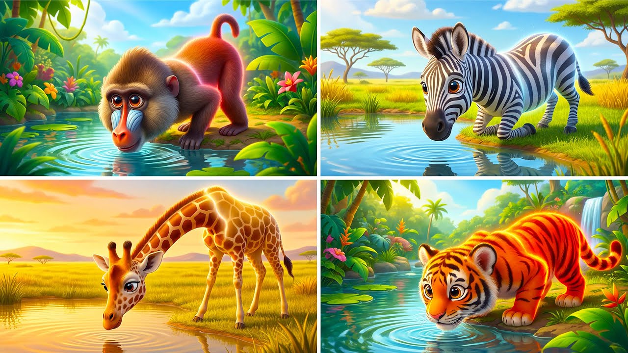 🎵 Canción ABC del Safari 🦁 | Aprende el Abecedario y los Colores