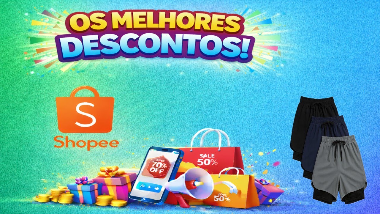 Kit 3 Shorts Masculino P ao G1 Dryfit 2 em 1 Ideal Para Corrida, Musculao, Tecido Com Elas