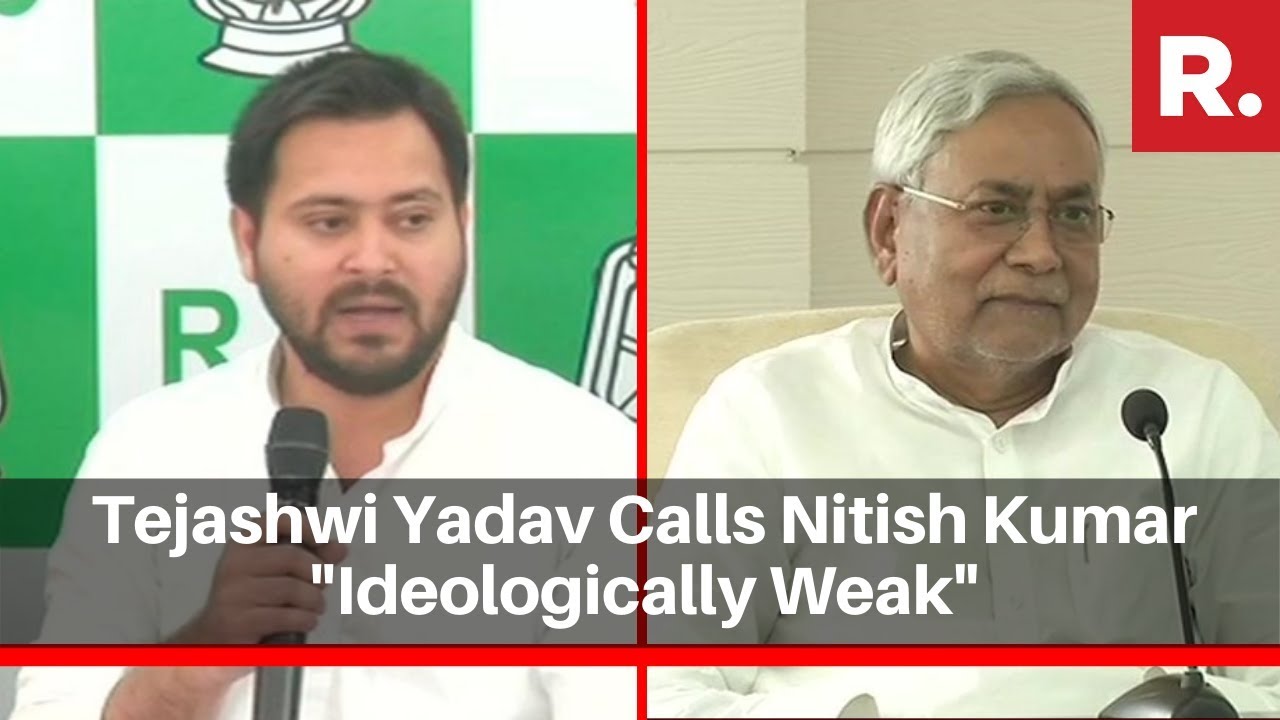 Tejashwi Yadav Calls Nitish Kumar 